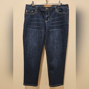 Rivet & Blues Dark Wash Women’s Crop Blue Jeans - Size 8P